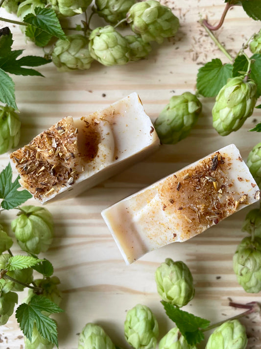 Savon artisanal Mousse du Nord à la bière locale